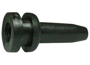 HellermannTyton Anti-kink bushing, 4.5 mm, HV2104, PVC, black