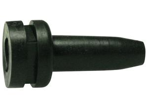 HellermannTyton Anti-kink bushing, 4.5 mm, HV2103, PVC, black