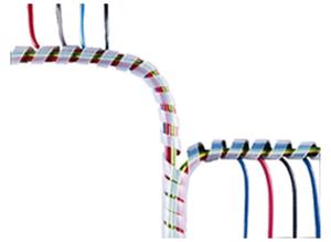 SES-Sterling Cable spiral, polyethylene, 20 mm, plain