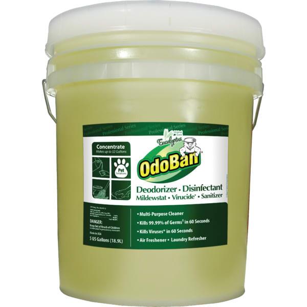 OdoBan 5 Gallon Disinfectant And Deodorizing  Liquid,  Eucalyptus Scent