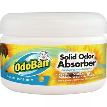OdoBan Solid Odor Absorber And Air Freshener, 8 Oz, Liquid Sunshine Scent