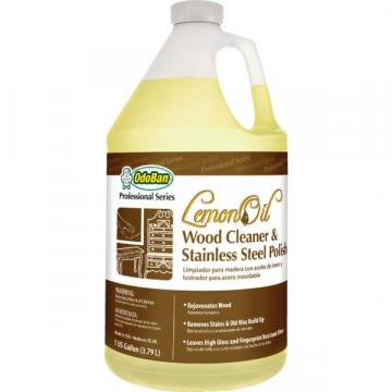 Odoban Furniture Cleaner, 1 Gallon Odoban Wood Cleaner Lemon Scent