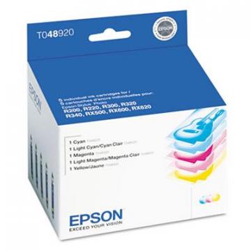 Epson T048920 Cyan; Light Cyan; Light Magenta; Magenta; Yellow Ink Cartridge
