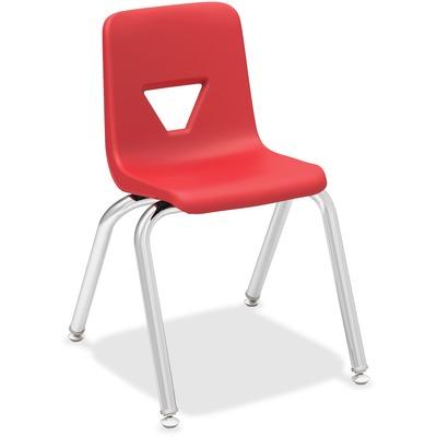 Lorell 99885 14" Seat-height Stacking Student Chair