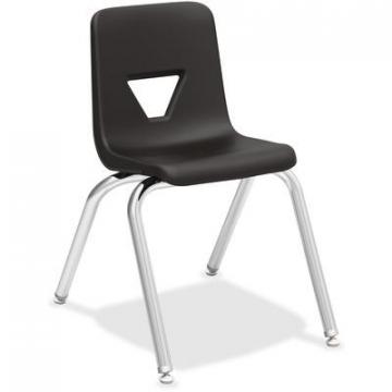 Lorell 99888 16" Seat-height Stacking Student Chair