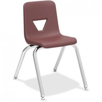 Lorell 99889 16" Seat-height Stacking Student Chair