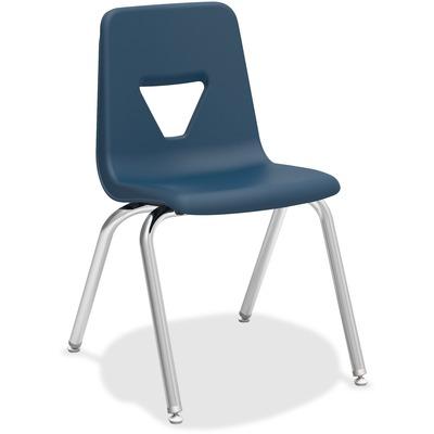 Lorell 99890 18" Seat-height Stacking Student Chair