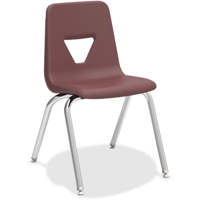 Lorell 99892 18" Seat-height Stacking Student Chair