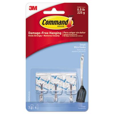 3M Command 17067CLRES Clear Hooks and Strips