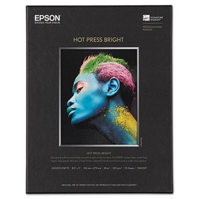Epson S042327 Hot Press Bright Fine Art Paper