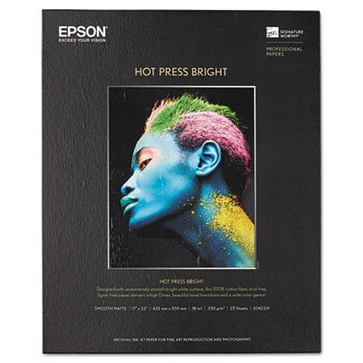 Epson S042331 Hot Press Bright Fine Art Paper