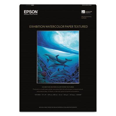 Epson S045487 Exhibition Textured Watercolor Paper