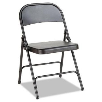 Alera FC97G Steel Folding Chair with Two-Brace Support
