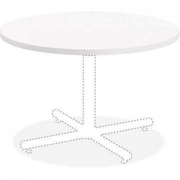 Lorell 99857 Hospitality White Laminate Round Tabletop