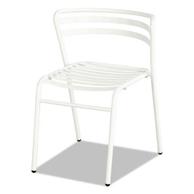 Safco 4360WH CoGo Steel Outdoor/Indoor Stack Chair