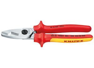 Knipex Cable Shears with twin cutting edge 200 mm