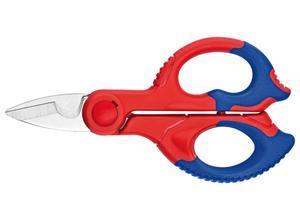 Knipex Electricians' Shears with multi-component grips, fibreglass-reinforced 155 mm