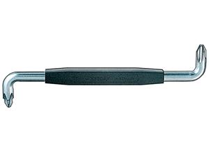 Wiha Elbow screwdriver, 00144, size 1 and 2, L 125 mm