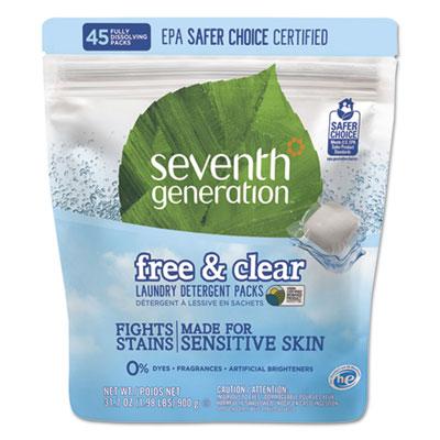Seventh Generation 22977 Natural Laundry Detergent Packs