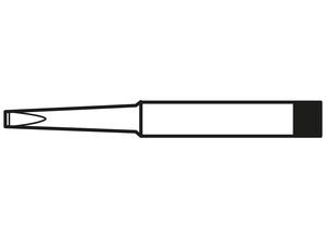 Weller Soldering tip, Chisel shaped, 2.4 mm, 370 °C