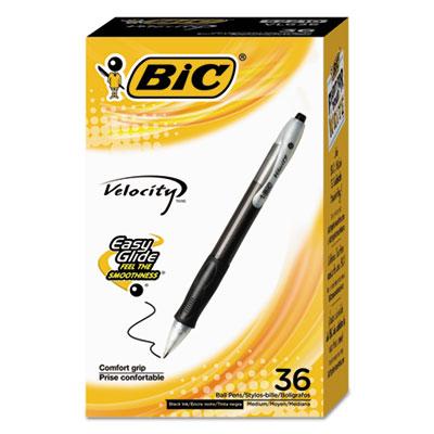 BIC VLG361BK Retractable Ballpoint Pens