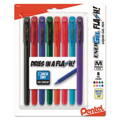 Pentel BL417BP8M EnerGel Flash Liquid Gel Stick Pen