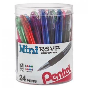Pentel BK91MN24M R.S.V.P. Mini Ballpoint Pen
