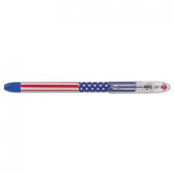 Pentel BK90USAA R.S.V.P. Stars & Stripes Ballpoint Stick Pen