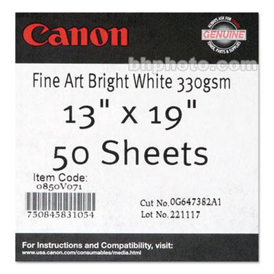 Canon 0850V071 Fine Art Bright White Paper