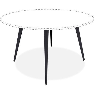 Lorell 59643 Round Conference Table Steel Base