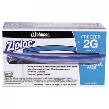 Ziploc 682254 Double Zipper Freezer Bags