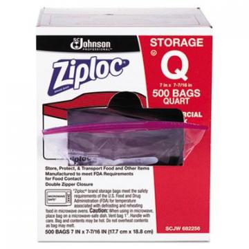 Ziploc 682256 Double Zipper Storage Bags
