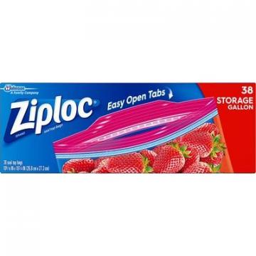 Ziploc 665016CT Double Zipper Gallon Storage Bags