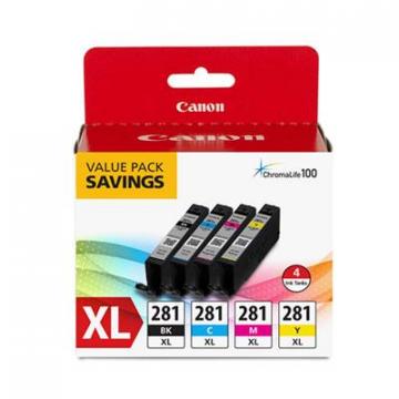 Canon CLI-281XL Black; Cyan; Magenta; Yellow Ink Cartridge