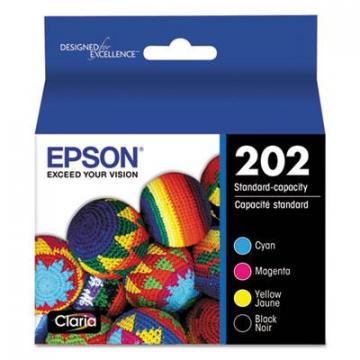 Epson T202120BCS Black; Cyan; Magenta; Yellow Ink Cartridge
