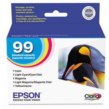 Epson T099920S Cyan; Light Cyan; Light Magenta; Magenta; Yellow Ink Cartridge