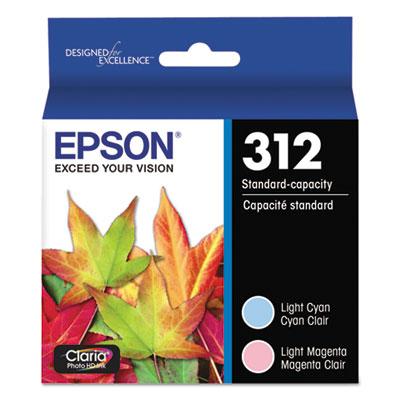 Epson T312922S Light Cyan; Light Magenta Ink Cartridge