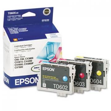 Epson T060520S Cyan; Magenta; Yellow Ink Cartridge