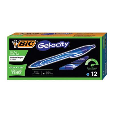 BIC RGLCG11BE Gel-ocity Quick Dry Retractable Gel