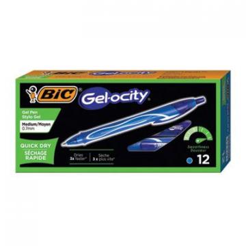 BIC RGLCG11BE Gel-ocity Quick Dry Retractable Gel