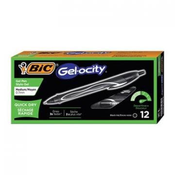 BIC RGLCG11BK Gel-ocity Quick Dry Retractable Gel