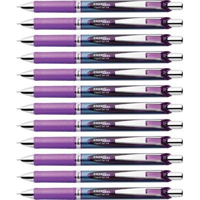 Pentel EnerGel BLN75VDZ Needle Tip Liquid Gel Ink Pens