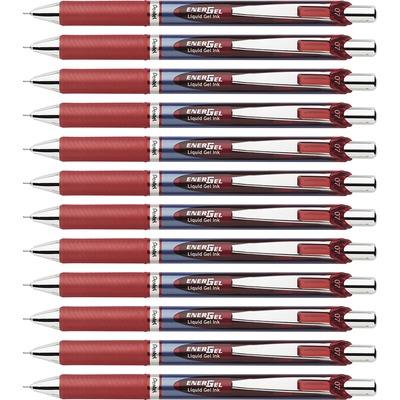 Pentel EnerGel BLN77BBX Needle Tip Liquid Gel Ink Pens