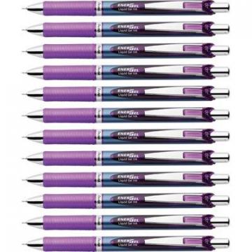 Pentel EnerGel BLN77VBX Needle Tip Liquid Gel Ink Pens