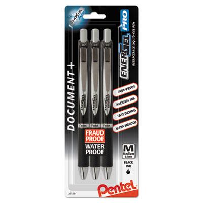 Pentel BLP77BP3A EnerGel PRO Pigment Gel Pen