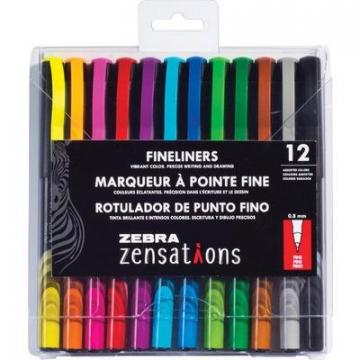 Zebra 09012 Zensations Fineliner Pens