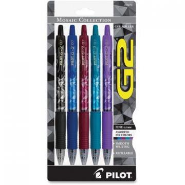 Pilot 31676 G2 Mosaic Collection 5-pack Gel Pens