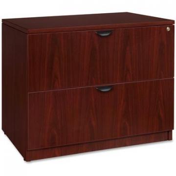 Lorell PL2236MY Prominence Mahogany Laminate Office Suite