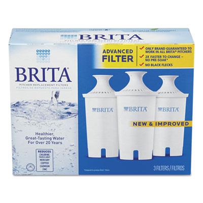 Brita 35503CT Water Filter Pitcher Advanced Replacement Filters
