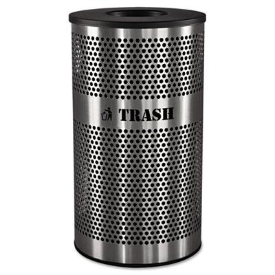 Ex-Cell VCT33PERFS Stainless Steel Trash Receptacle